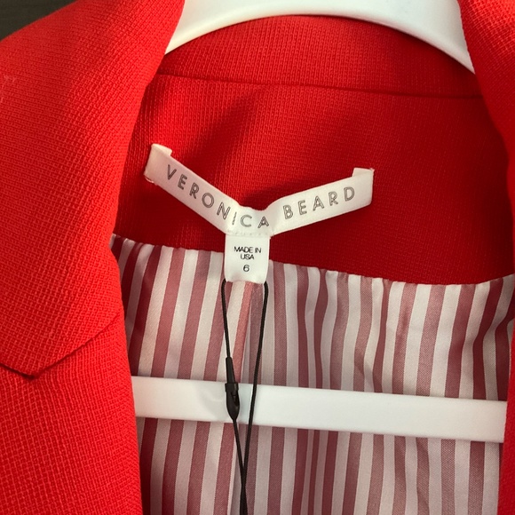 NWT Veronica Beard Red Blazer - Picture 5 of 9